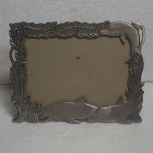 Pewter Dolphin Photo Frame by Sun 5 x 7 Print